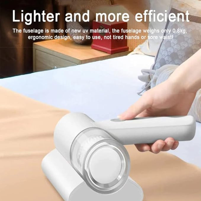 Portable Dust Suction Mites Remover Handheld Wireless Vacuum Cleaner Rechargeable Dust Remover Brush
