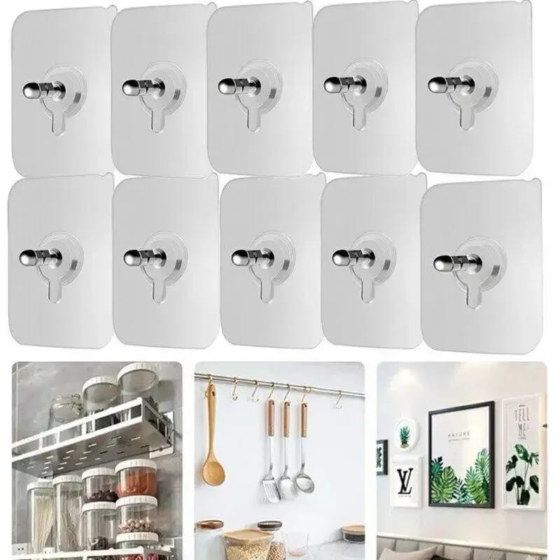 Adhesive Wall Hooks (Pack of 30)