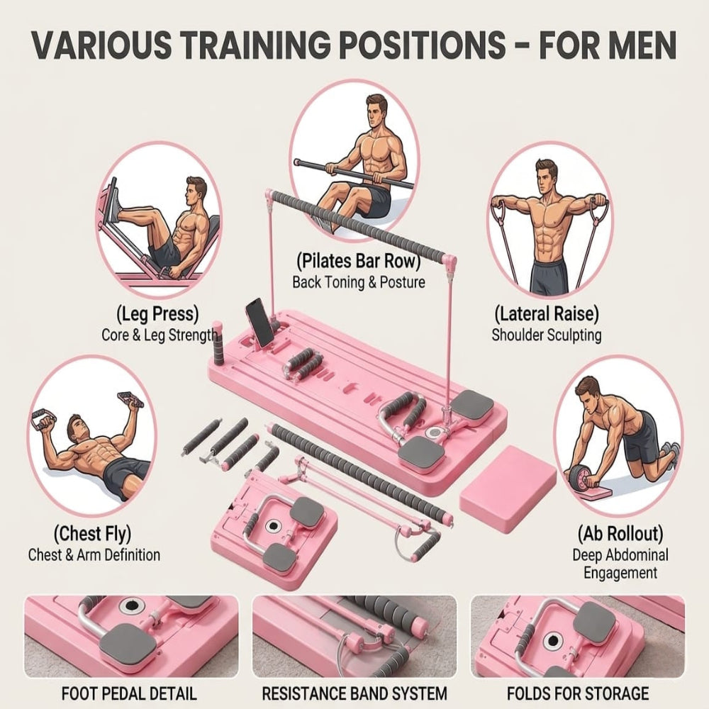 Premium Multifunctional Pilates Home Gym Board